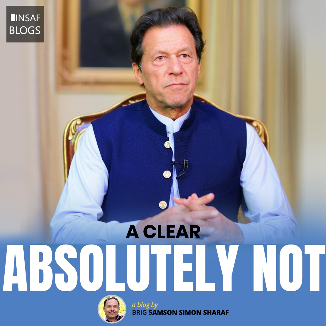 A Clear Absolutely Not - Insaf Blog