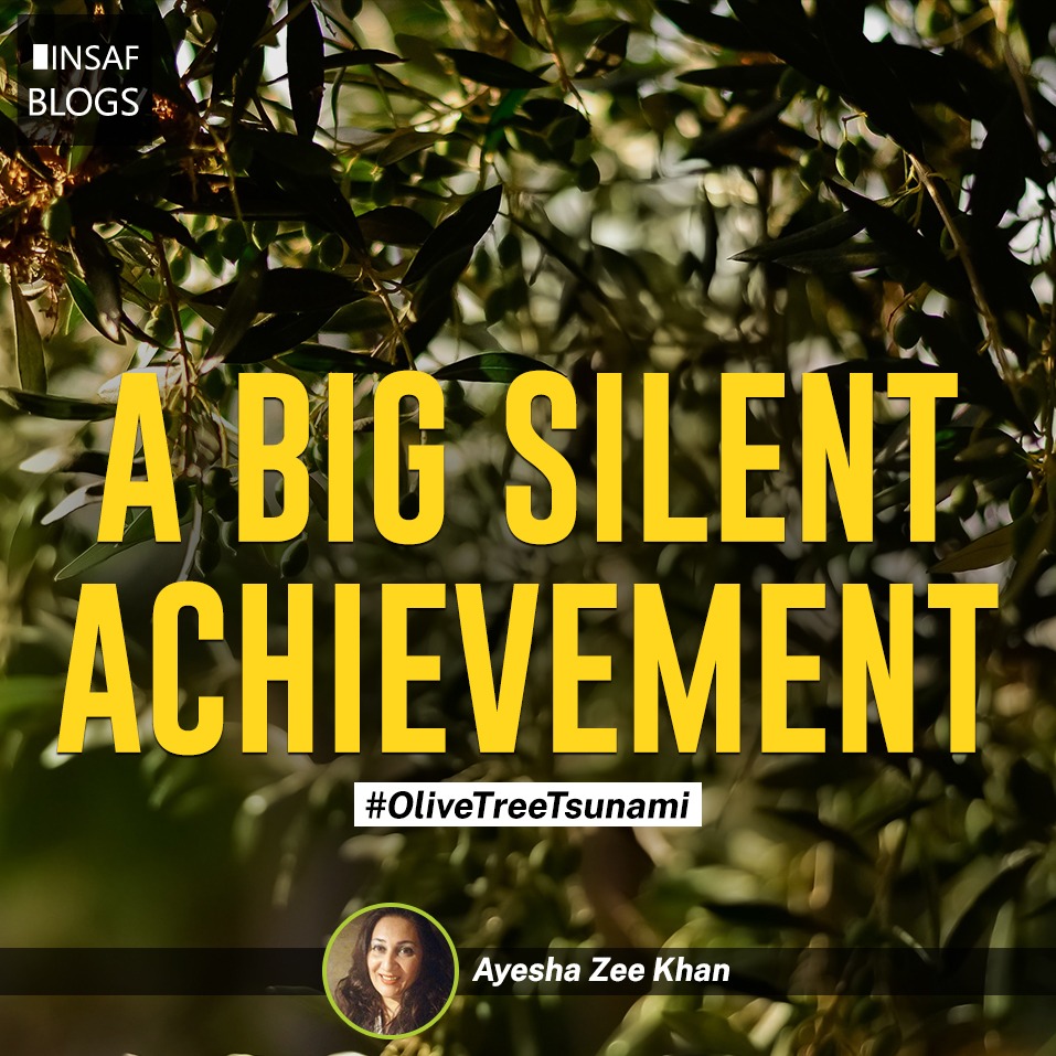 A big silent achievement - Insaf Blog.