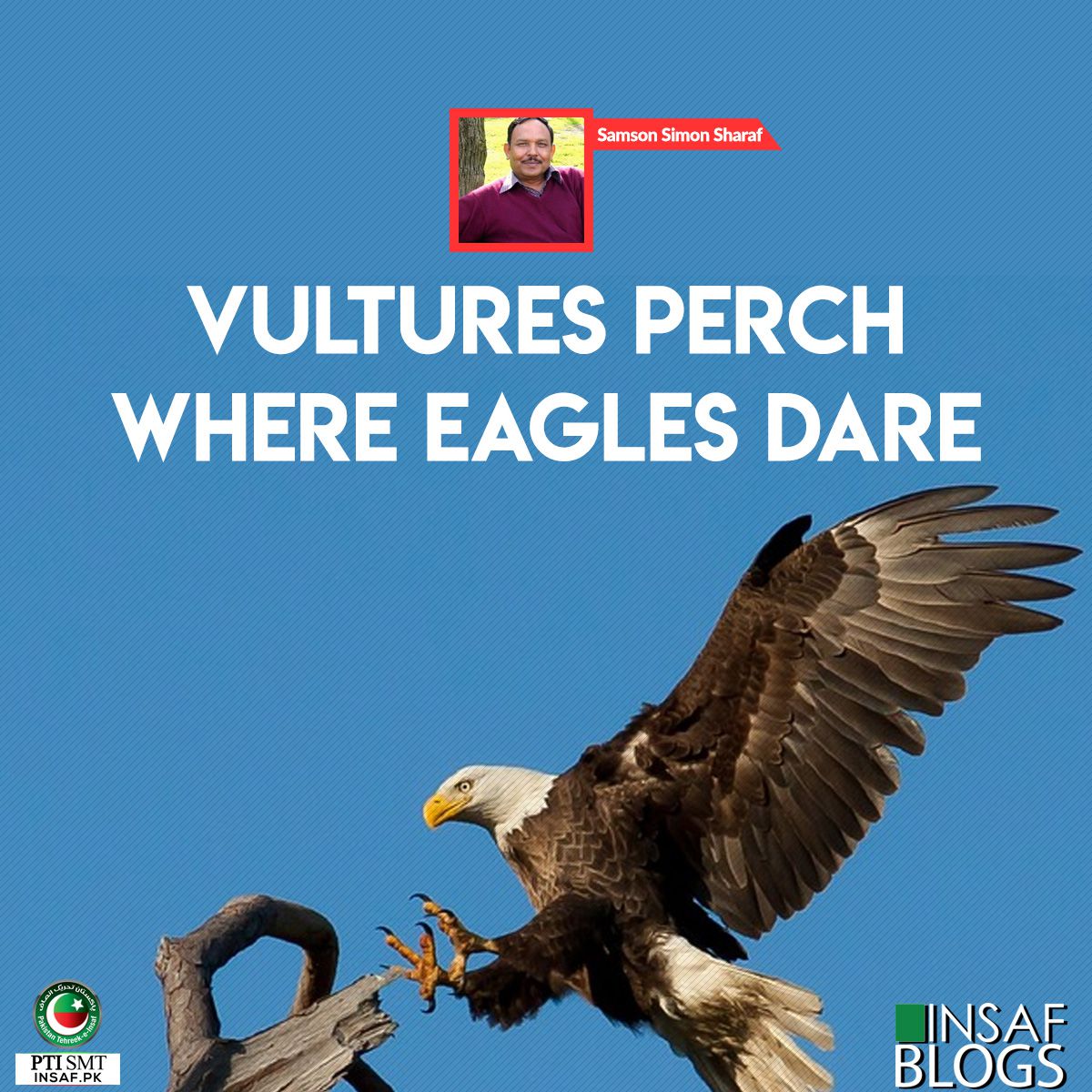 VULTURES PERCH WHERE EAGLES DARE - Insaf Blog
